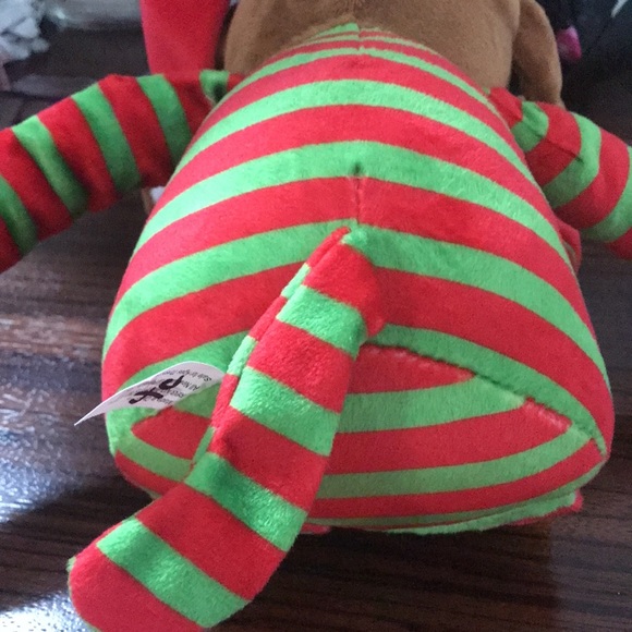 Cutest plush Holiday Monkey ever ! By Mrs Fields - Picture 9 of 11